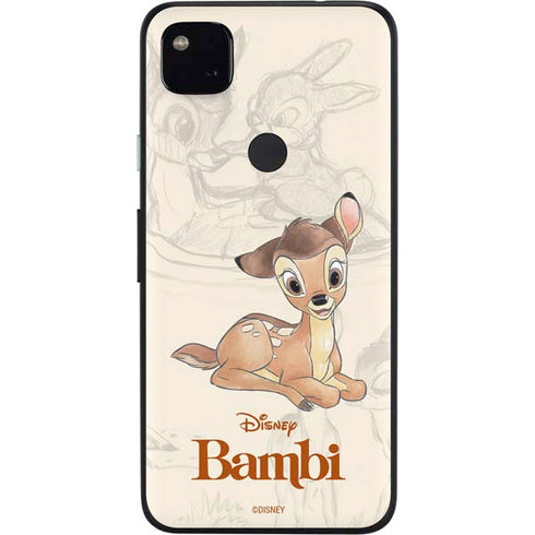 Disney Bambi Sketched Portrait Google Pixel 4a Skin